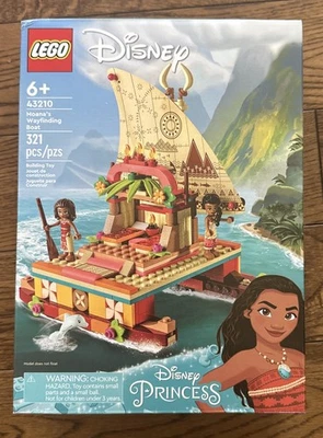 SEALED - LEGO 43210 Disney Princess Moana's Wayfinding Boat Building Toy - Image 1 of 2