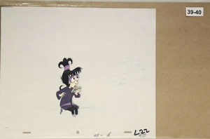 Beetlejuice Original Production Drawing And Cel 39-40 Used Cond. - Picture 1 of 6