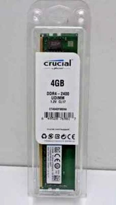 RAM de escritorio Crucial Micron 4 GB DDR4 2400 MHz UDIMM CT4G4DFS824A CL17 - Imagen 1 de 1