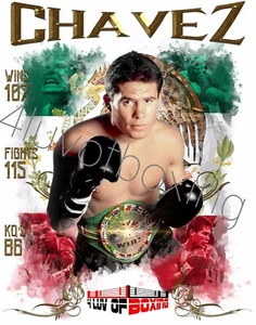 Julio Cesar Chavez JCC 4LUVofBOXING Wandkunst neu Boxposter - Bild 1 von 8