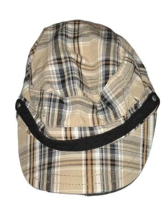 Karierte beige & schwarze American Rag Zeitungsjungenmütze - Bild 1 von 6