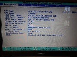 Acer Aspire 4315-2535 - Foto 1 di 8