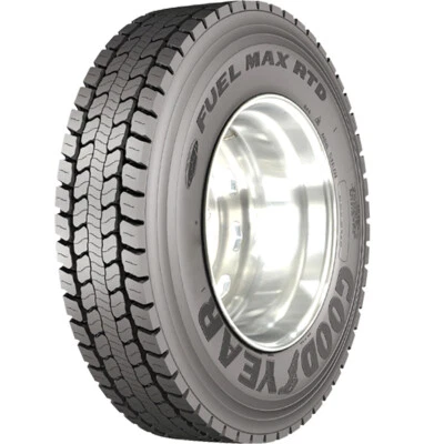 2 Tires 245/70R19.5 Goodyear Fuel Max RTD Drive Commercial Load H 16 Ply Foto 1 de 3