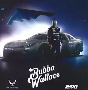 2025 BUBBA WALLACE "U.S. AIR FORCE 23XI" #23 NASCAR CUP SERIES POSTCARD - Picture 1 of 1