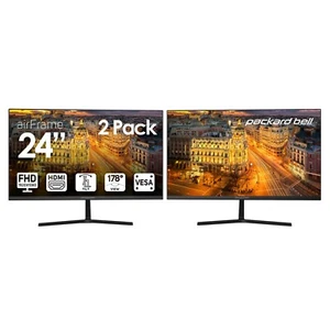 Packard Bell airFrame 24" FHD Monitor, 1920x1080, VESA-2 Pack Bundle - Picture 1 of 6