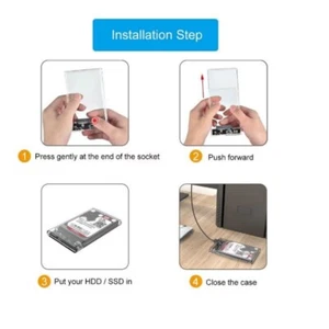 Bo?tier de disque dur externe s??curis?? et pratique USB 3 0 Type C remplacemen - Photo 1/12