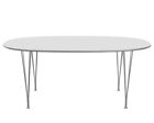 Genuine Fritz Hansen Superellipse White Dining Table (180cm x 120cm)
