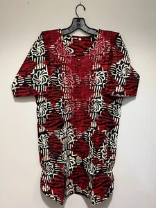 African clothing for men-Dashiki M-5X red - Picture 1 of 1