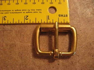 1 1/4" Solid Brass End Bar Roller Buckles (Pack Of 5) - Picture 1 of 1