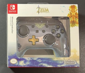 Nintendo Switch Wired Controller [ Chrome Series / Legend of Zelda Edition ] NEW - Picture 1 of 6