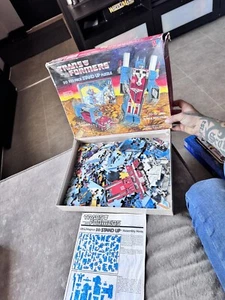 Transformers 3D 100 Piece Stand Up Puzzle Ultra Magnus 1987 MB Games Retro Toy - Imagen 1 de 8