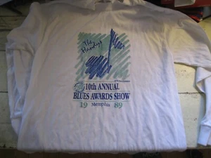 THE HANDYS Blues Awards Show 1989 vintage t-shirt Memphis TN 10th anniversary - Picture 1 of 3