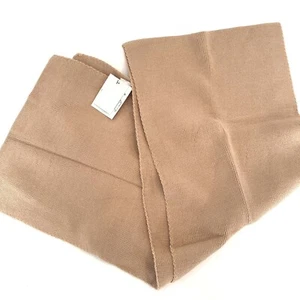 WEST LOOP NWT Tan Knit Medium Weight 12x67" Knit Sweater Scarf X2 - Picture 1 of 4