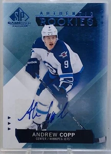 2015-16 SP Game Used Authentic Rookies AUTO 169 Andrew Copp Winnipeg Jets - Picture 1 of 2
