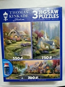 Thomas Kinkade Studios - set di 3 puzzle #3571-5 - Foto 1 di 6