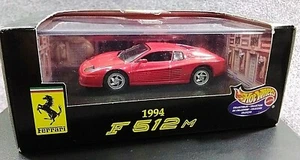 1994 Ferrari F512M Hot Wheels 1:43 Die Cast Vintage Red - Picture 1 of 7
