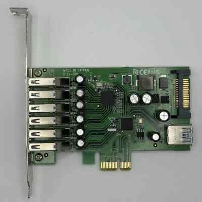 2x StarTech PEXUSB3S7 7 Port PCI Express USB 3.0 Controller Card Adapter Ext - Image 1 of 3