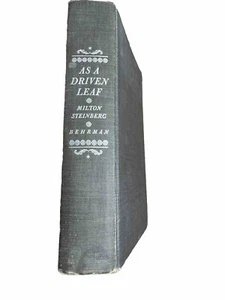 As a Driven Leaf; Milton Steinberg; First Edition 1/1 - Bild 1 von 10