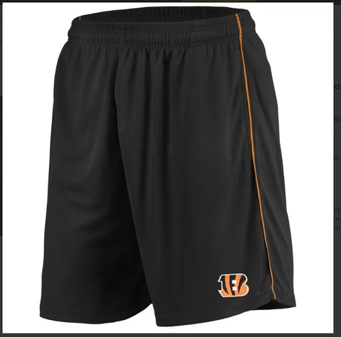 Cincinnati Bengals Majestic Mens Shorts Size 3XL Black NFL Cover