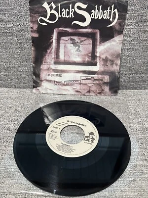 BLACK SABBATH TV Crimes 1992 Promo Import 7" Single 45 Letters From Earth Dio - Image 1 of 4