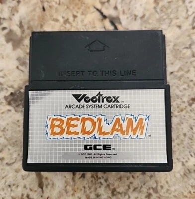 Bedlam (Vectrex, 1983)  Authentic Original - Image 1 of 4
