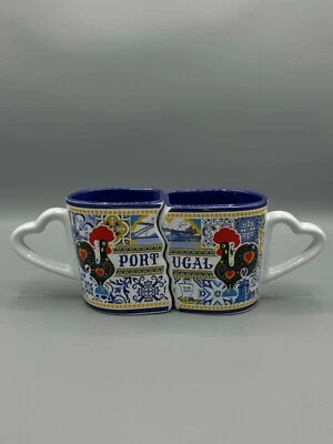 Taza de café de cerámica Portugal para parejas Foto 1 de 4