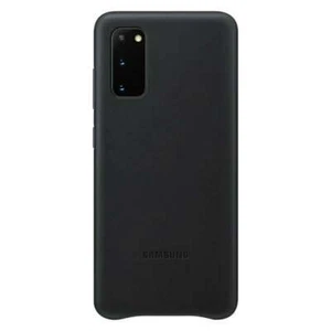 Samsung Galaxy S20 6.2 Leather Cover in Black  EF-VG980LBEGW Brand New Original - Picture 1 of 1