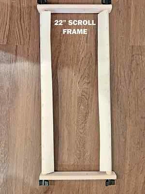 K's Creations 22" Needlework Scroll Frame - Roller bars, Side Bars, Knobs - NEW - Image 1 of 4