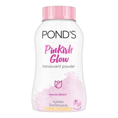 Pond s Pinkish Bright Glow Translucent Magic Facial Powder Oil Control Pink 50g. - Image 1 of 3