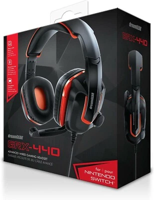 DREAMGEAR DGSW-6510 GRX-440 Switch GAMING HEADPHONES - Image 1 of 3