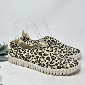ILSE JACOBSEN Leopard Print Tulip Slip On Sneakers Size 36 - Picture 1 of 10