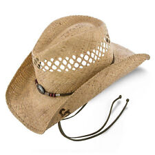 STETSON Men's Stoney Creek Western Casual Breathable Unlined Straw Hat, Sizes
