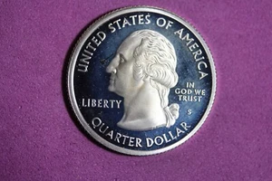 ESTATE FIND 2005 -S Silver Proof Washington Quarter "West Virginia"! #K45637 - Picture 1 of 2
