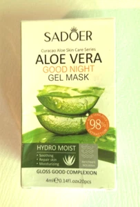 NIB Sadoer Aloe Vera Good Night Gel Mask 20 Applications Exp 06/26 - Picture 1 of 6