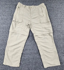 North Face Pants Mens XXL Convertible Nylon Cargo Hiking Wind T150+T550 Zip Off - Picture 1 of 24