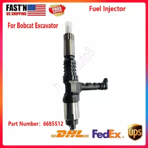 New 6685512 Fuel Injector Fits For Bobcat Excavators B300 BL370 331 334 335 5600 - Foto 1 di 11