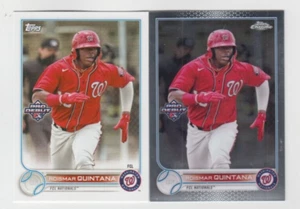 (20) Roismar Quintana 2022 TOPPS PRO DEBUT + CHROME ROOKIE LOT #PD-166 FCL NATS - Picture 1 of 1