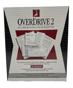 OverDrive 2 Document Management Assembly + MergeLink Software for MS Word Floppy - Picture 1 of 9
