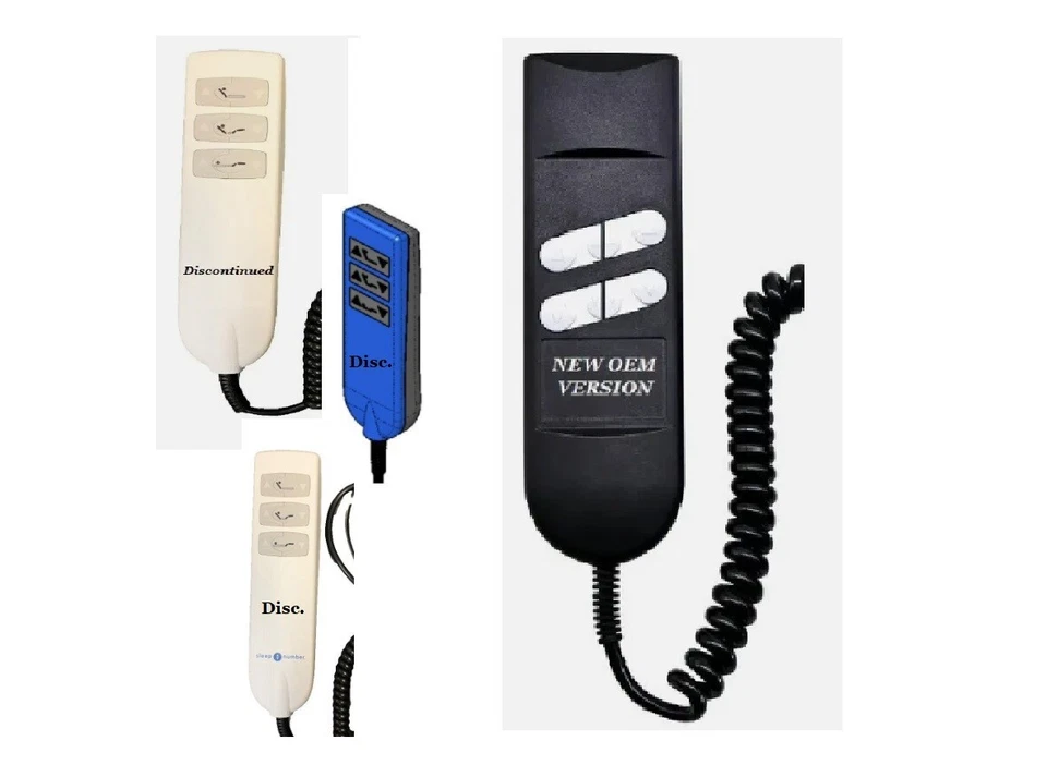 Mando a distancia de repuesto para cama ajustable Swingline Old Gen Sealy/número de sueño Foto 1 de 1