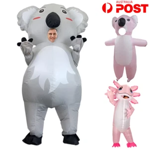 Koala Inflatable Cosplay Costume Salamander Suit Full Set Party Outfit Halloween - Picture 1 of 12