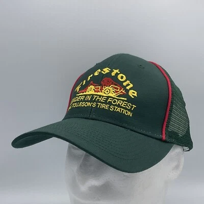 Gorra Firestone con tirantes gorra halcón sombreros malla ajustable transporte verde Foto 1 de 4