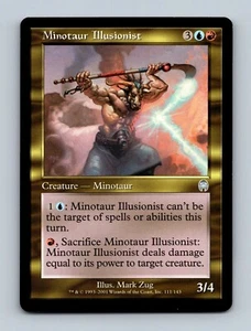 Magic The Gathering MTG Minotaur Illusionist 111/143 (Silver) Apocalypse 2001 - Picture 1 of 2