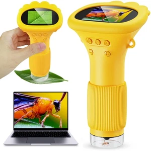 Kids Microscope - 1000X Portable Microscope for Kids, Photo & Video Miniscope... - Bild 1 von 9