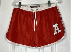 Aussiebum Men’s Swimwear “A” Swim Trunks Red Size Medium - Picture 1 of 5