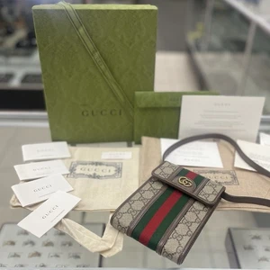 Gucci Mini Ophidia Shoulder Crossbody GG Supreme 625757 - Picture 1 of 24
