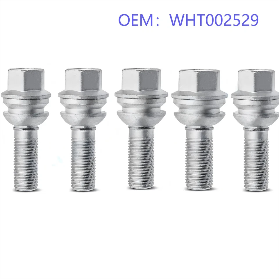 5PCS M14-1.5 wheel lug bolts Volkswagen Touareg 04-14 Audi Q7 Porsche Cayenne Foto 1 de 4