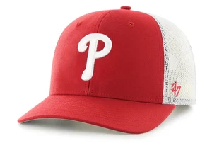 Philadelphia Phillies MLB  '47 Brand Retro Trucker Adjustable Hat - Red & White - Picture 1 of 2
