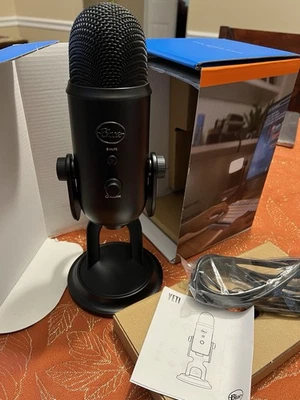 Logitech Blue Yeti USB Microphone- Blackout Edition - New In Box - Image 1 of 4