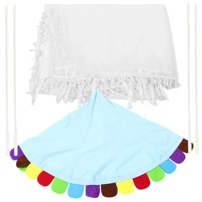 Cauvet de lit pour enfants Toddler lit Berceau de lit de dôme à demi-tour net - Photo 1/4