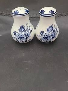 Delft Balau HOLAND salt pepper ceramic vintage 3 inch Mid Centry Danish modern - Picture 1 of 6